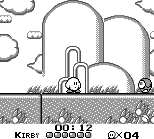 The same status bar showing a running clock